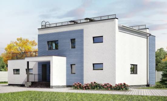 180-012-Л Проект двухэтажного дома, гараж, просторный коттедж из кирпича Снежинск | Проекты домов от House Expert
