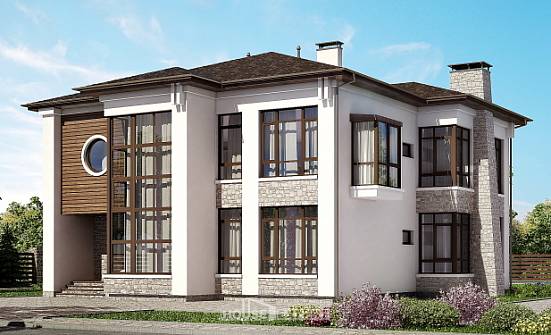300-005-П Проект двухэтажного дома, большой дом из кирпича Троицк | Проекты домов от House Expert