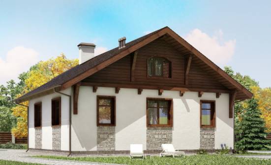 080-002-Л Проект одноэтажного дома, современный дом из арболита Троицк | Проекты домов от House Expert
