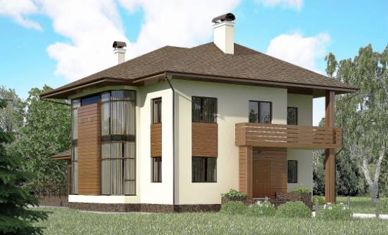 300-001-П Проект двухэтажного дома, большой коттедж из кирпича Коркино | Проекты домов от House Expert