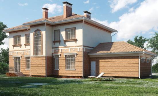 285-001-Л Проект двухэтажного дома, гараж, огромный коттедж из кирпича Магнитогорск | Проекты домов от House Expert