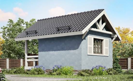 020-001-Л Проект одноэтажного дома, доступный дом из бревен Сатка | Проекты домов от House Expert