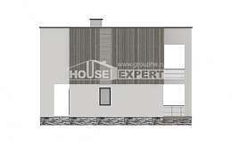 150-017-П Проект двухэтажного дома, экономичный коттедж из твинблока, Южноуральск